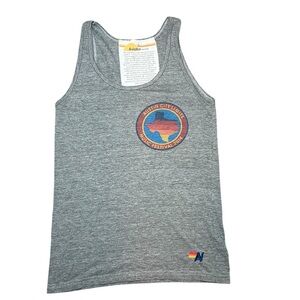 Aviator Nation Gray Austin City Limits Tank Top Small